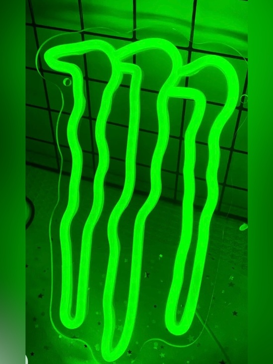 Monster Energy Other - Monster Energy Drink Neon Light Sign Bar Man Cave - NWT 💯🔥